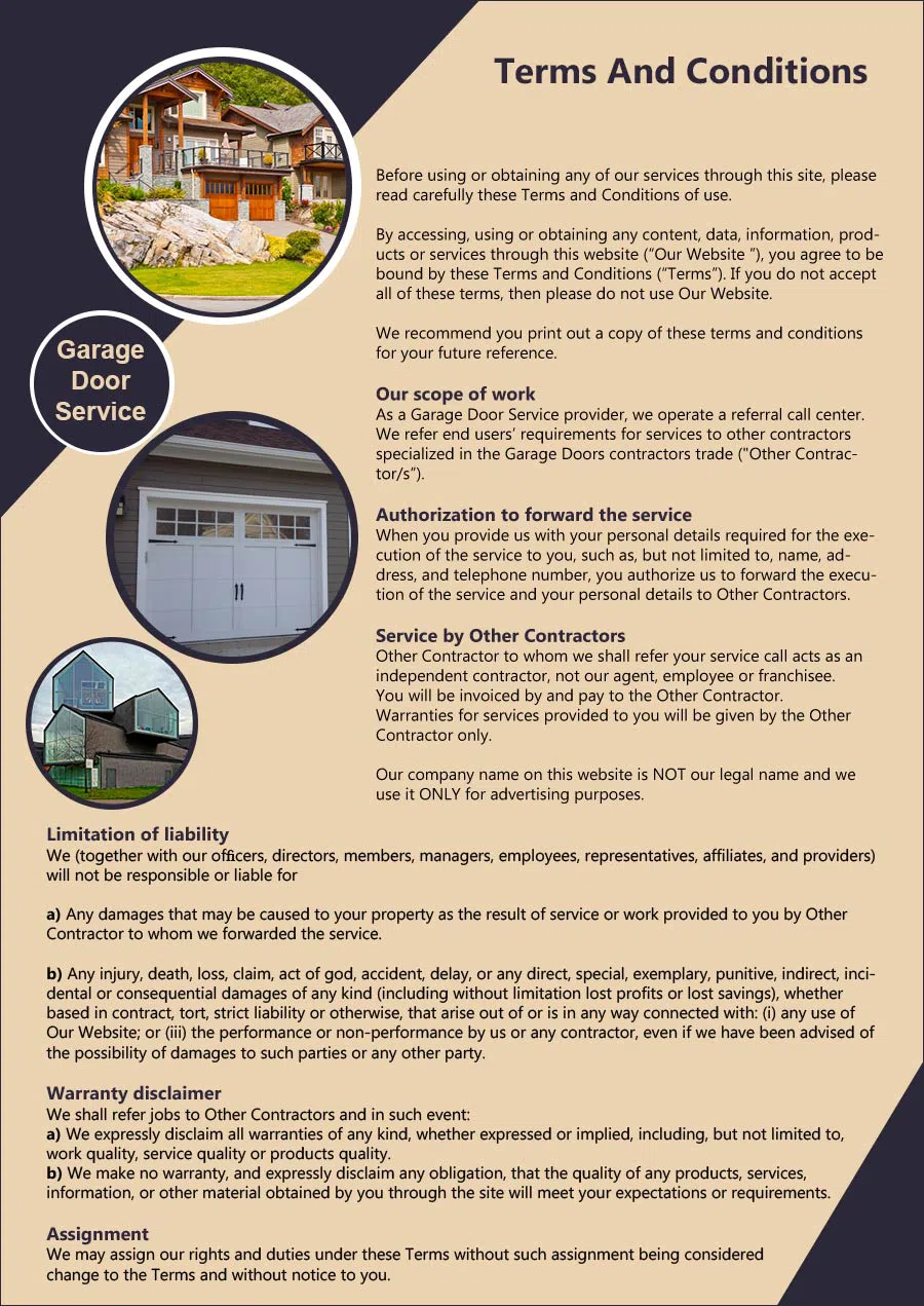 Garage Door Mobile Service Alexandria, VA 571-921-9843